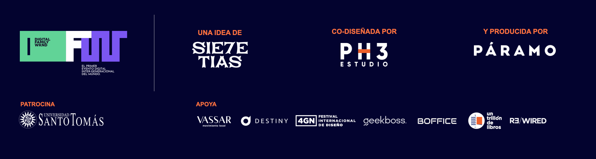 Digital Family Weekend: una idea de Siete Tías, co-diseñada por PH3 Estudio y producida por Páramo.